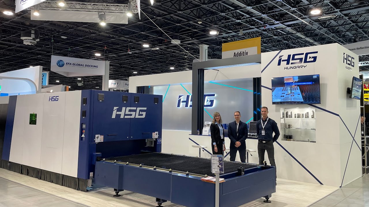HSG G3015X fiber lézervágógép az iparnapjai kiállításon