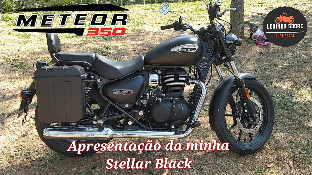 Apresentado  Minha Meteor 350 stellar Black / Royal Enfield