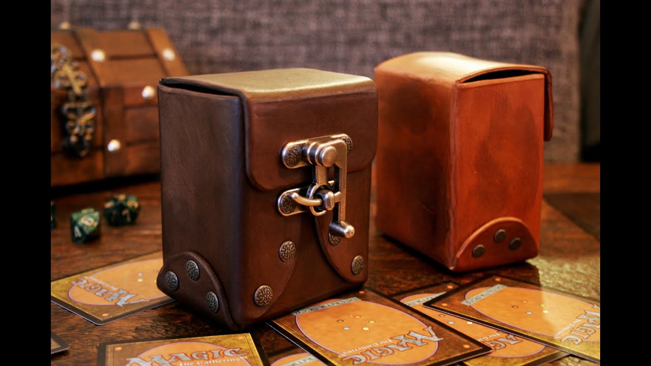 How To Make A Leather Deck Box!
