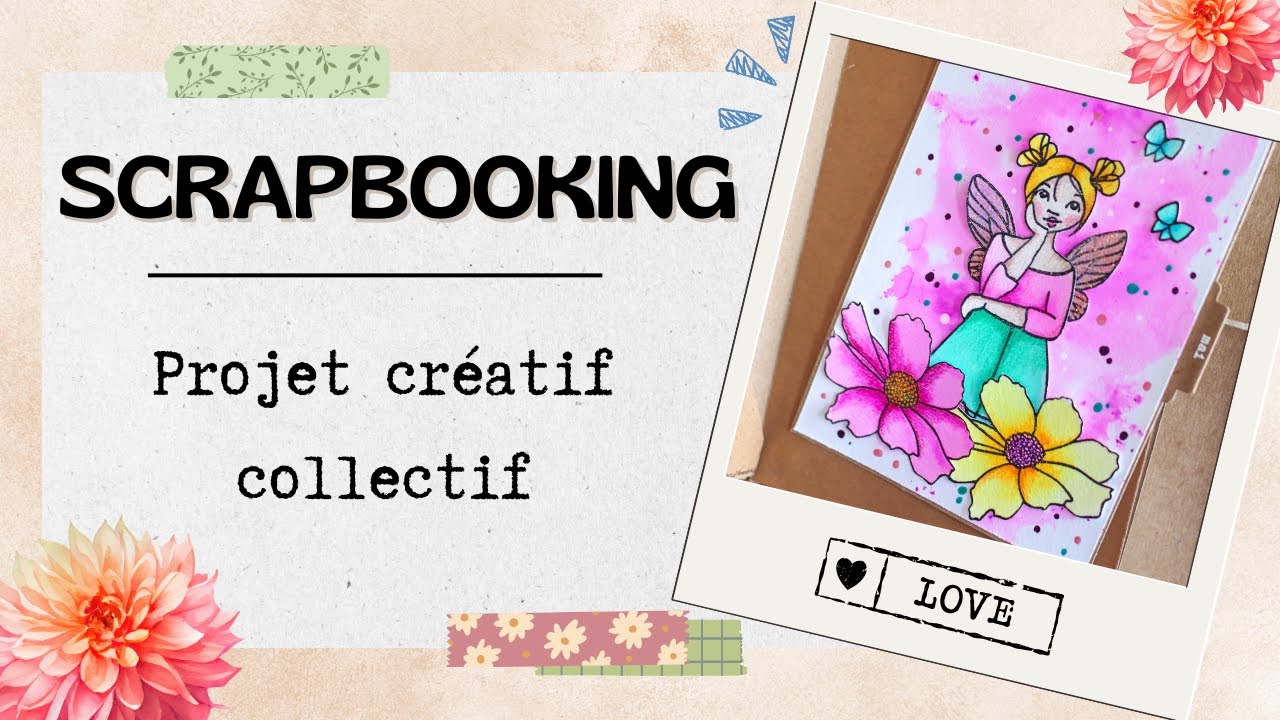 ✂️ Scrapbooking :  Projet créatif collectif:  une année entre nos mains !