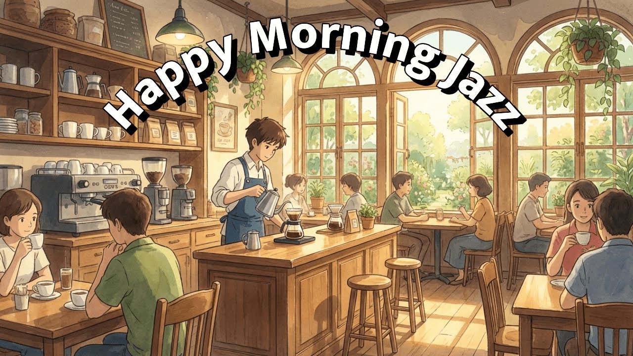 기분 좋은 아침을 여는 행복한 모닝 재즈 ☕ | The Daily Barista's Happy Morning Jazz
