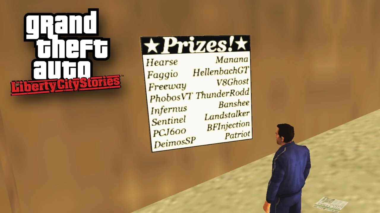 GTA: Liberty City Stories - Side-Mission- Car-Azy Give Away