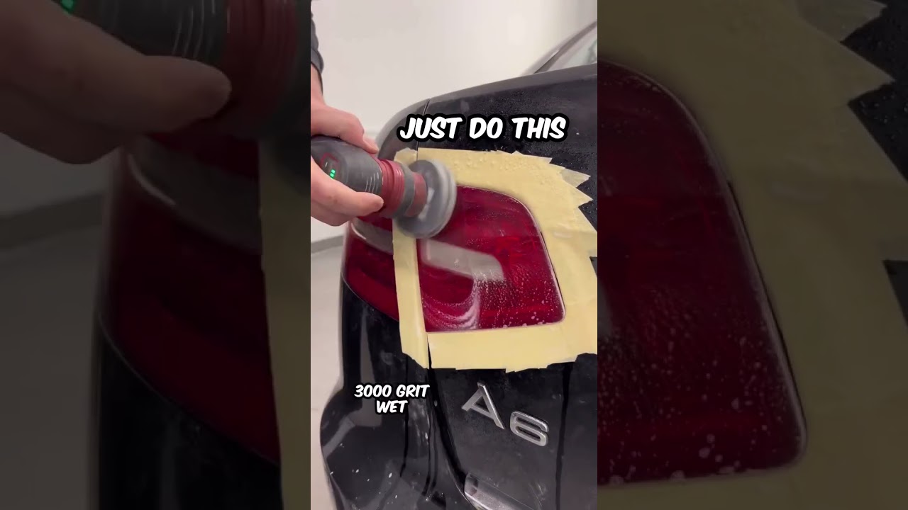Clear taillights #car #cars #detailing