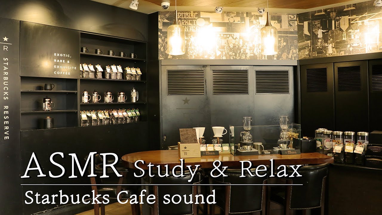 [ASMR, 8시간] 스타벅스 카페 '집중력을 올려주는' 백색소음, 까페 공부, Starbucks in Seoul, White noise, Starbucks ASMR 8HOURS