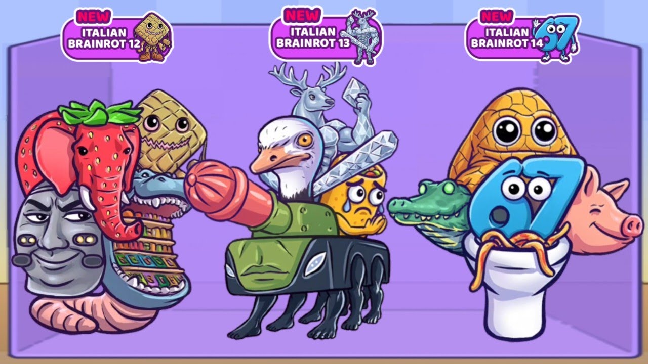 Merge Fellas Boss + Boss ITALIAN BRAINROT 12 13 14 & SAHUR BRAINROT ⁉️ MERGE ANOMALY NEW UPDATE