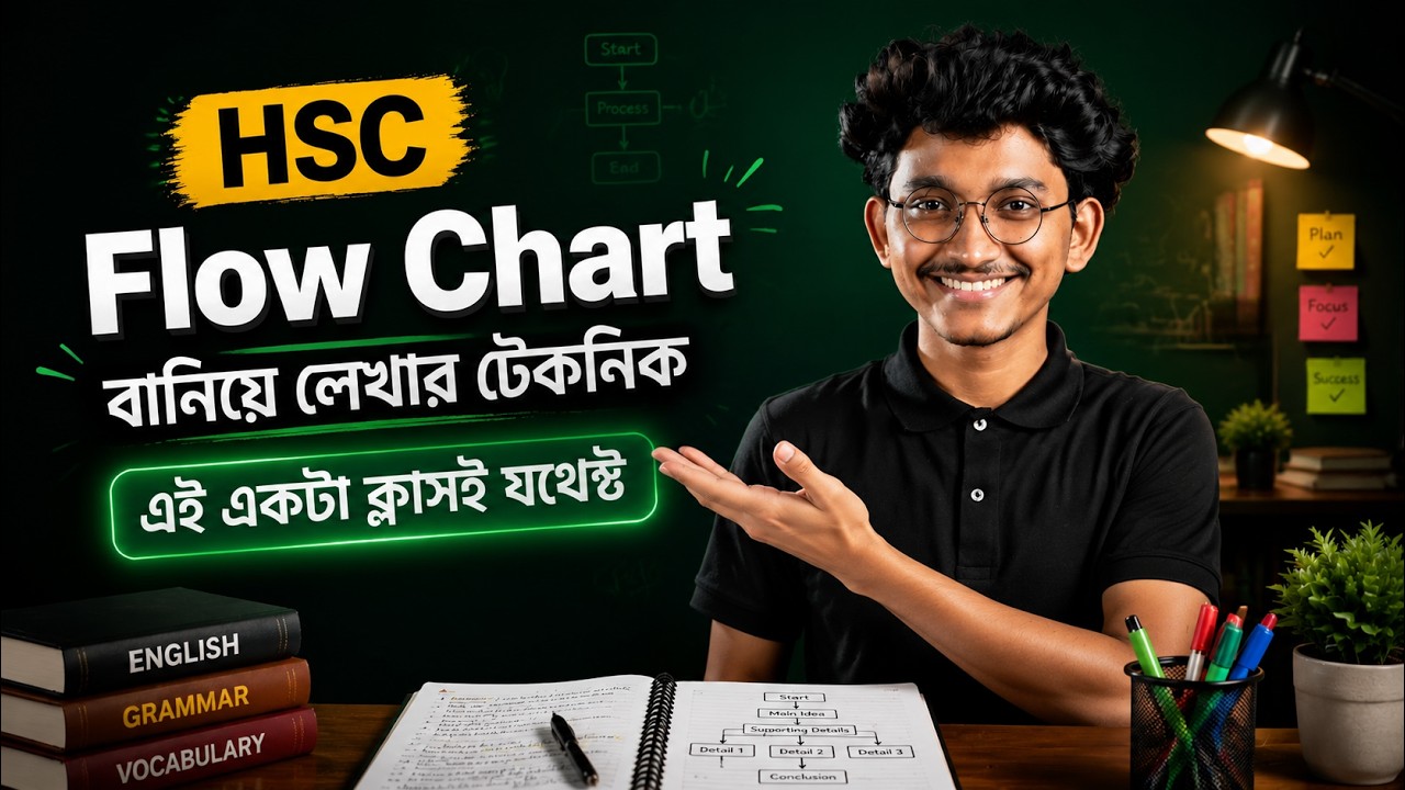 Flow Chart বানিয়ে লেখার কার্যকরী কৌশল | HSC English | Nayeem Durjoy