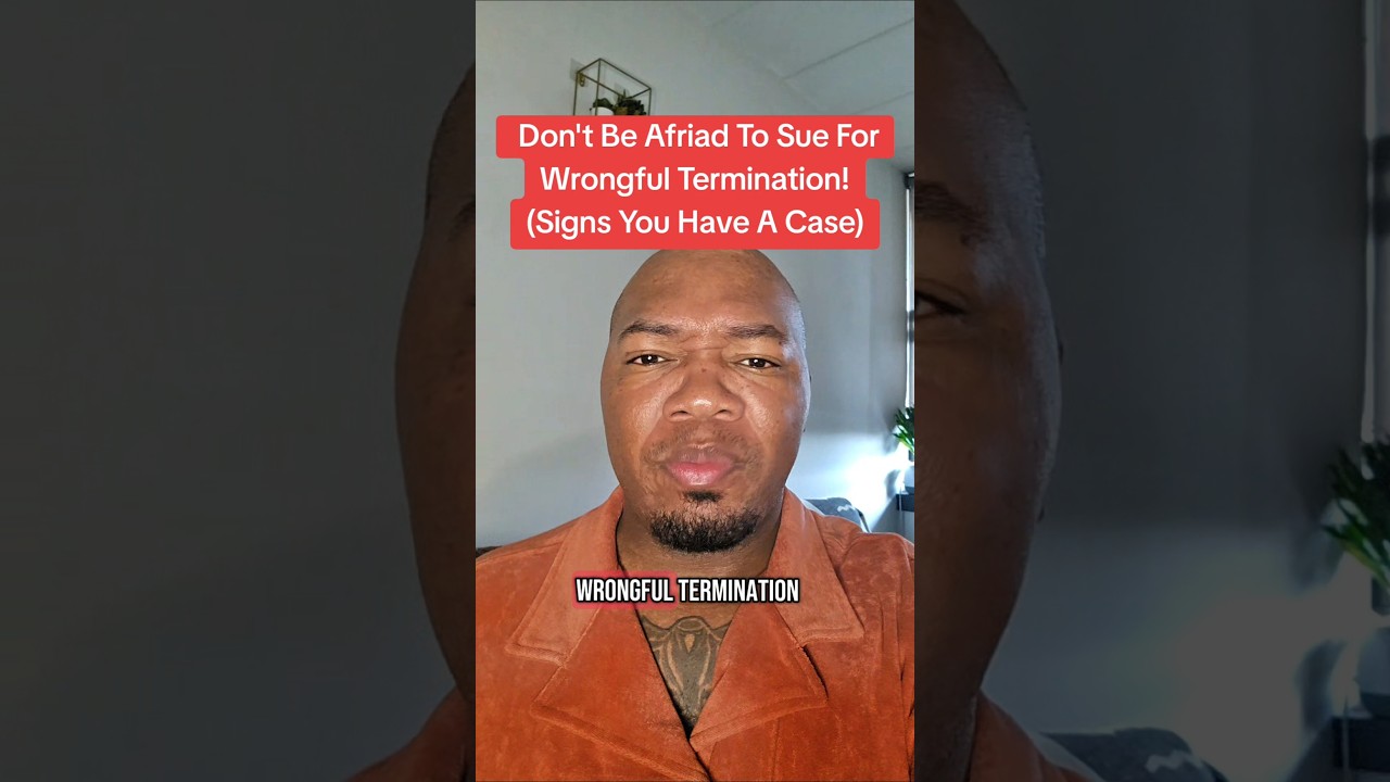 What to do if you were wrongfully terminated #careeradvice #worklife