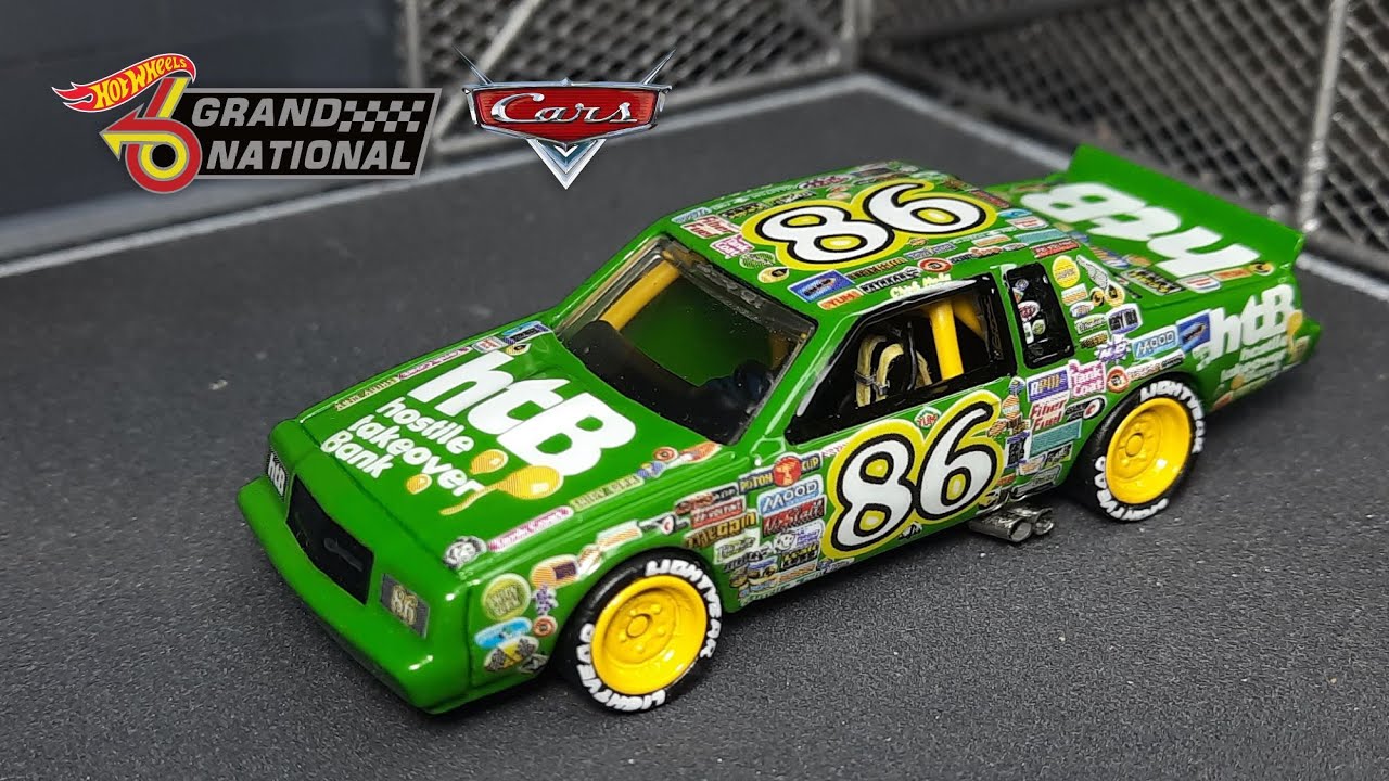 Chick Hicks (CARS Movie) Buick Regal Grand National Hotwheels Custom Diecast