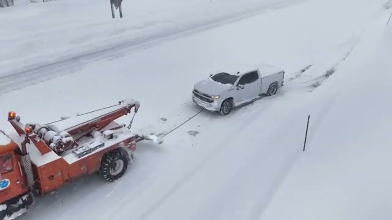 California Winter Storm, Donner Pass, Lake Tahoe