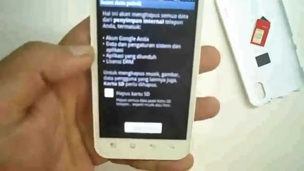 LG Optimus Black P970 Factory Reset