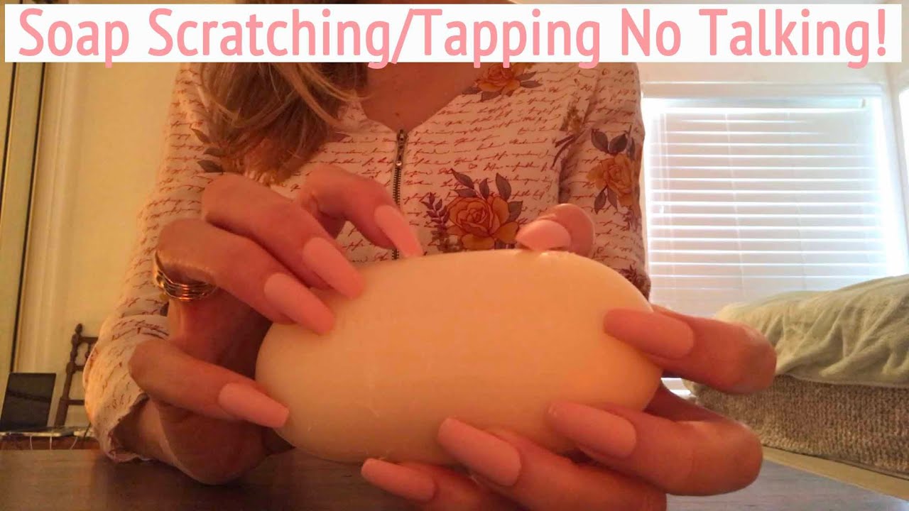 ASMR * Soap Scratching * Long Nails * Fast Scratching & Tapping * No Talking * ASMRVilla