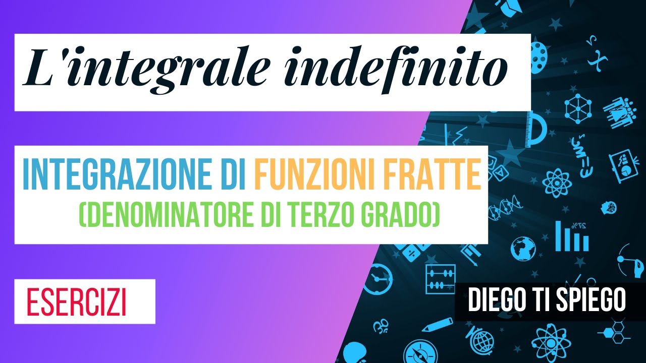 Integrali di funzioni fratte: DENOMINATORE DI GRADO SUPERIORE AL SECONDO