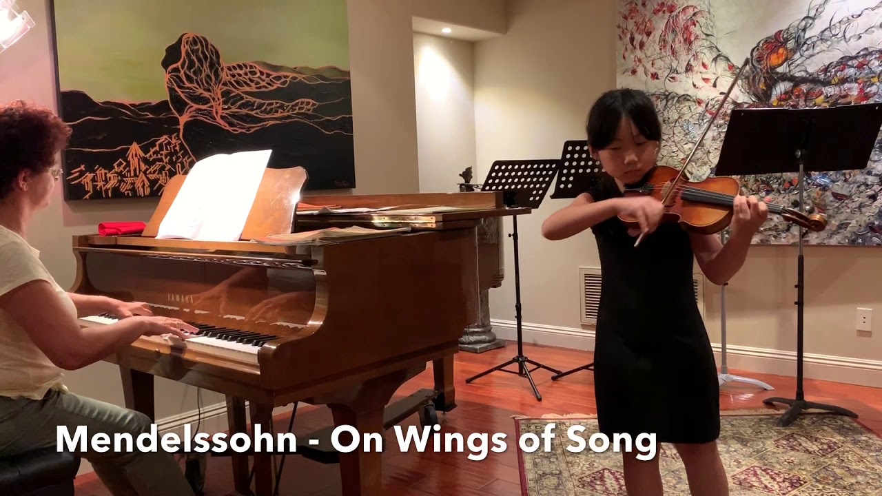 Caitlin recital #20  - Mendelssohn - On Wings of song