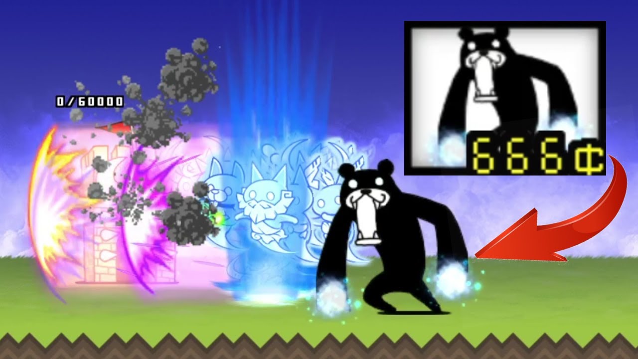 the battle cat Assassin Bear But every attack summon Spirits