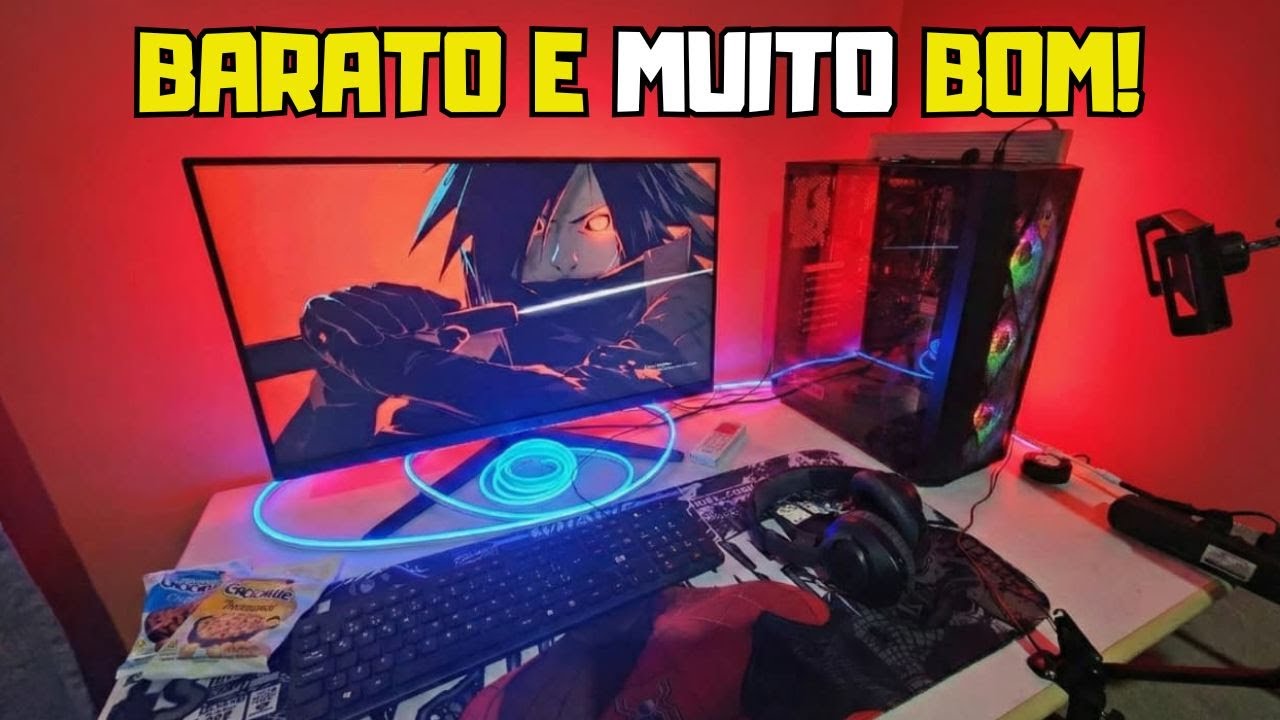ROTINA GAMER — COMPREI UM MOUSEPAD BARATO DA SHOPEE PRO MEU SETUP!