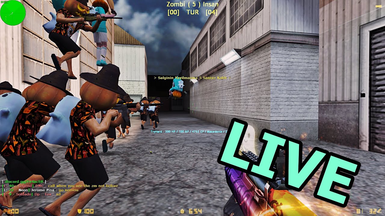 🔴 Counter Strike 1.6 Dark Professional LİVE
