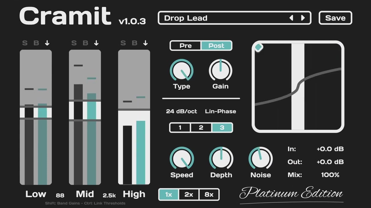 Cramit PE Multiband Compressor Plugin
