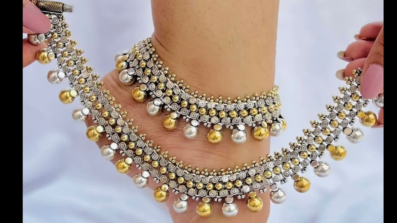 ❤️Lastest silver  payal design collection #like and subscribe my youtube channel 🙏#bridal design #fa