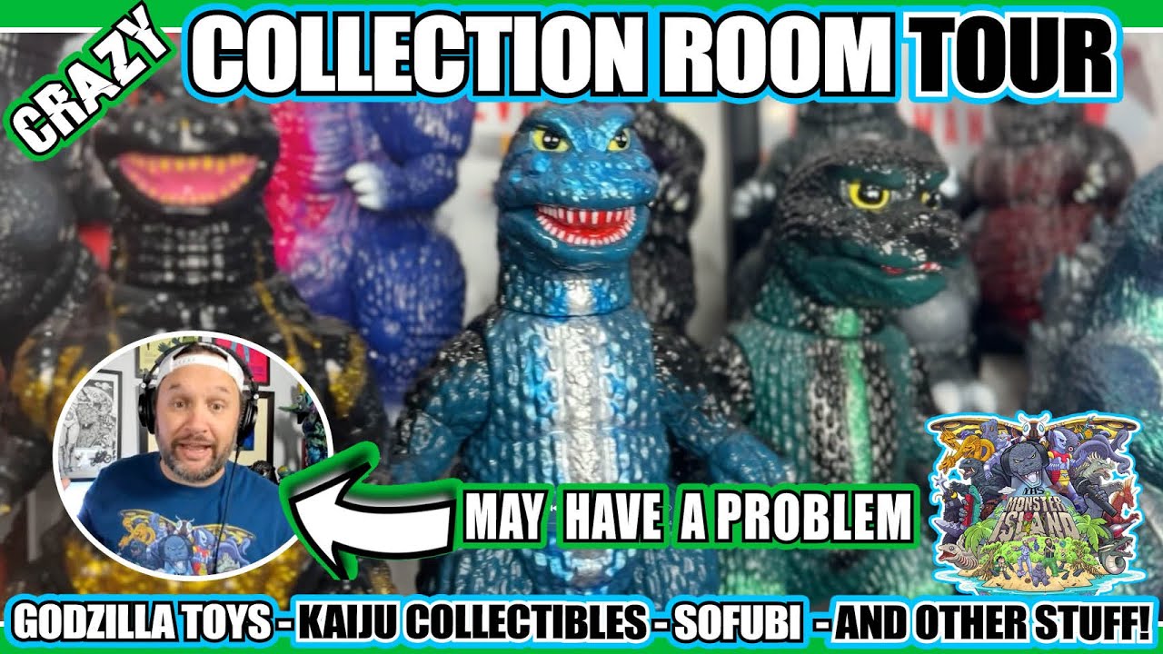 Full Collection - Toy Room Tour - Godzilla, Sofubi, Kaiju, Vintage Vinyl, Monsters, Designer Toys!