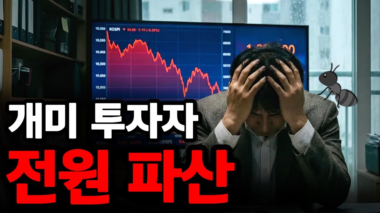 개미들이 주식하면 필패할 수밖에 없는 소름 돋는 이유 (절대 돈 못 법니다)