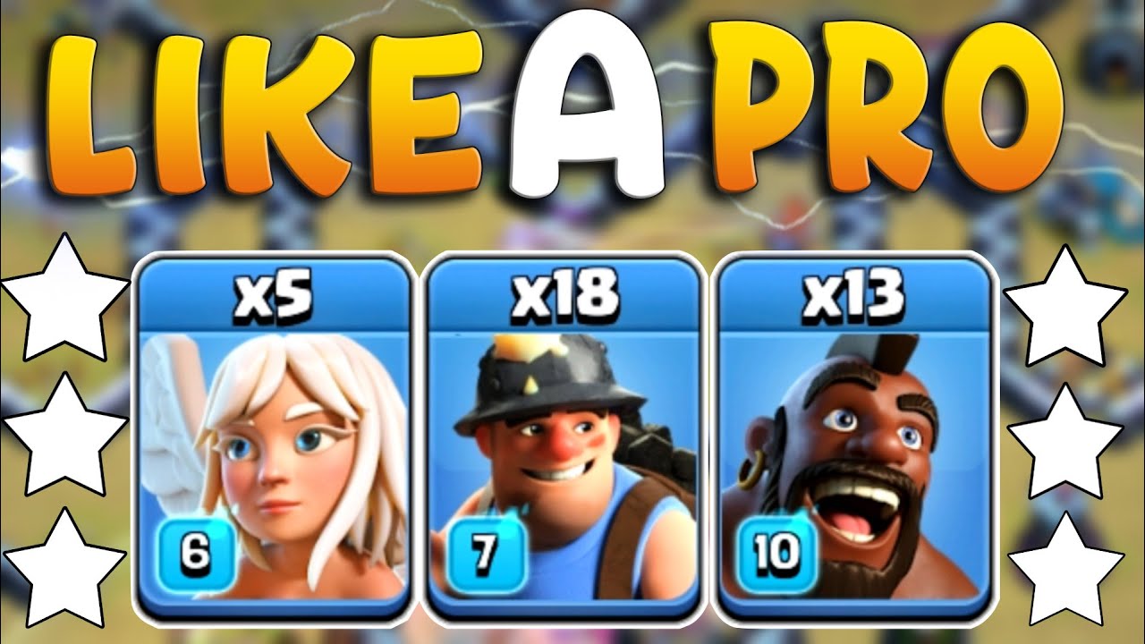 TH13 Hybrid Attack Strategy for Dummies! BEST TH13 Attack in Clash of Clans