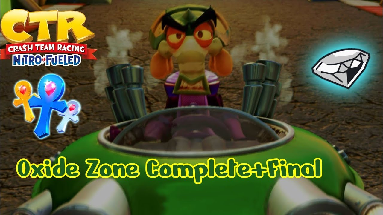 Crash Team Racing Nitro-Fueled Adventure Final All Gems And all Relics + credits