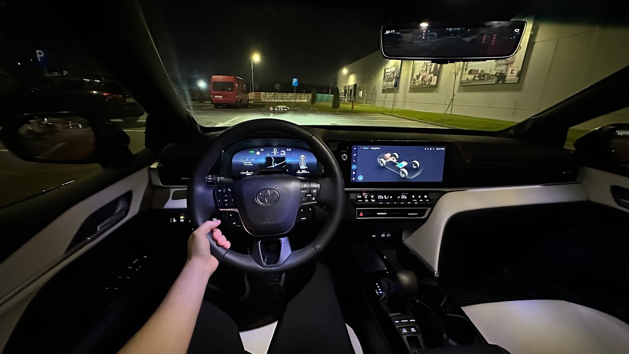 Toyota Camry 2025 Night Test Drive POV