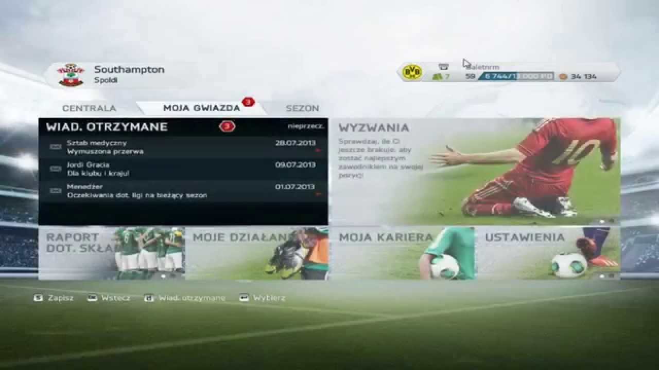 FIFA 14 KARIERA ZAWODNIKA #2 - STRZELE KIEDYŚ?