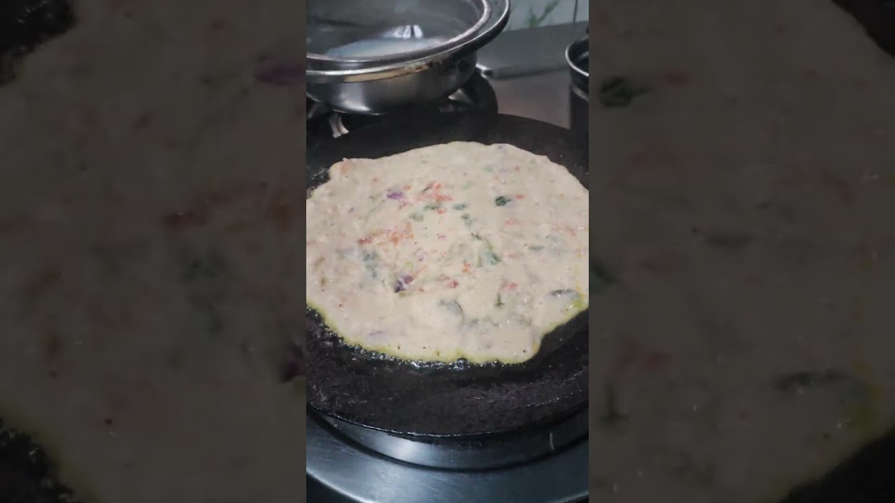 Tasty breakfast # uttpam in breakfast #south indian breakfast 