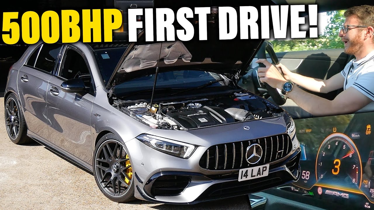 ПЕРВАЯ ЕЗДА на моем *500BHP Stage 2* A45S AMG!