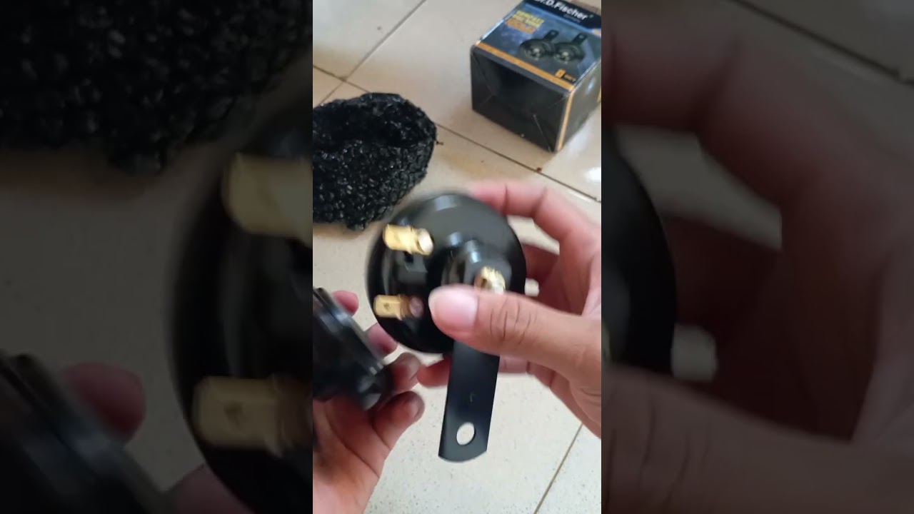 Review klakson Mobil COMPACT DISC HORN 12V DR D FISCHER GERMANY, Harga murah kualitas gak murahan