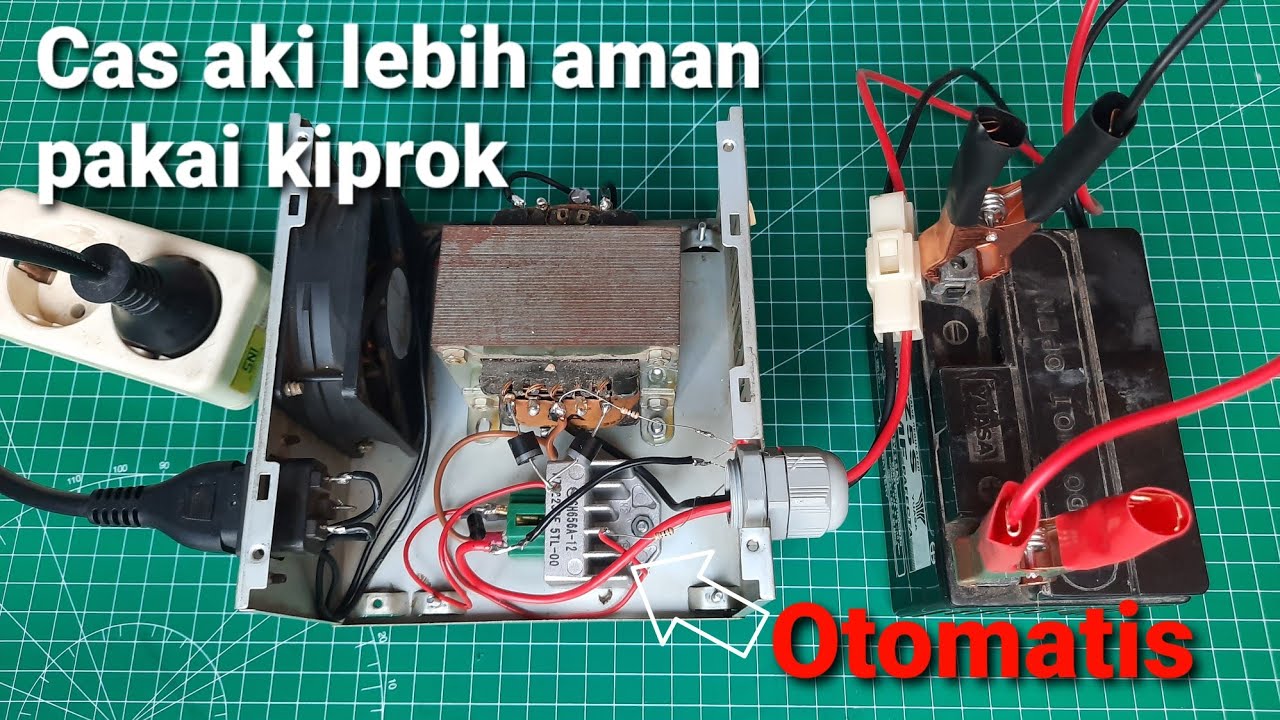 Tutorial cara buat ® charger aki otomatis