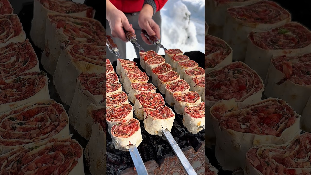 Шикарно вкусное и полезное блюдо на костре🔥🔥🔥