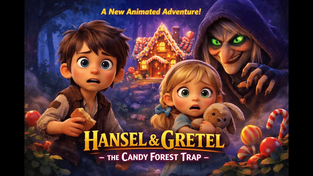 Hansel & Gretel and the Candy House Trap | 3D Fairy Tale Animation