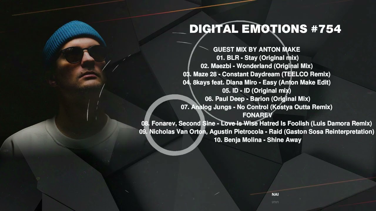 FONAREV - Digital Emotions # 754. Guest Mix By Anton Make