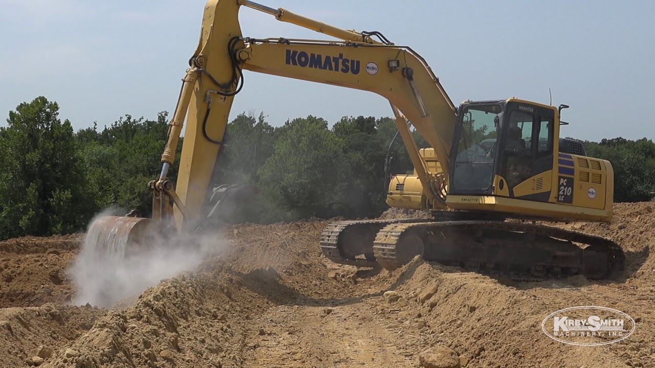 Oil & Gas Services with Komatsu PC210LC Excavator - Black Hawk Services - Kirby-Smith Machinery