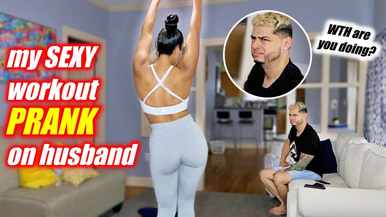 WORKING OUT SEXY IN FRONT OF THE CAMERA to see how my husband reacts 🔥🤫