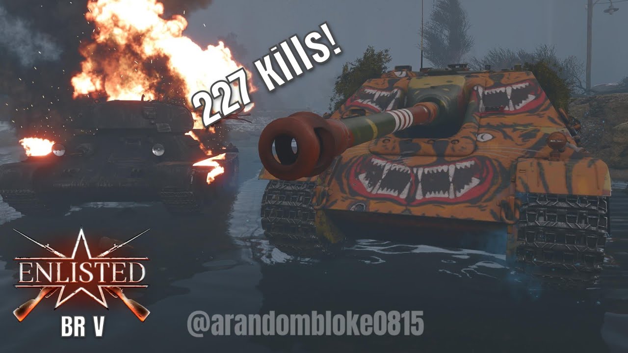 Enlisted; Jagdpanther and Infantry defends Rhezv! - Germany Tier V PS5 Gameplay