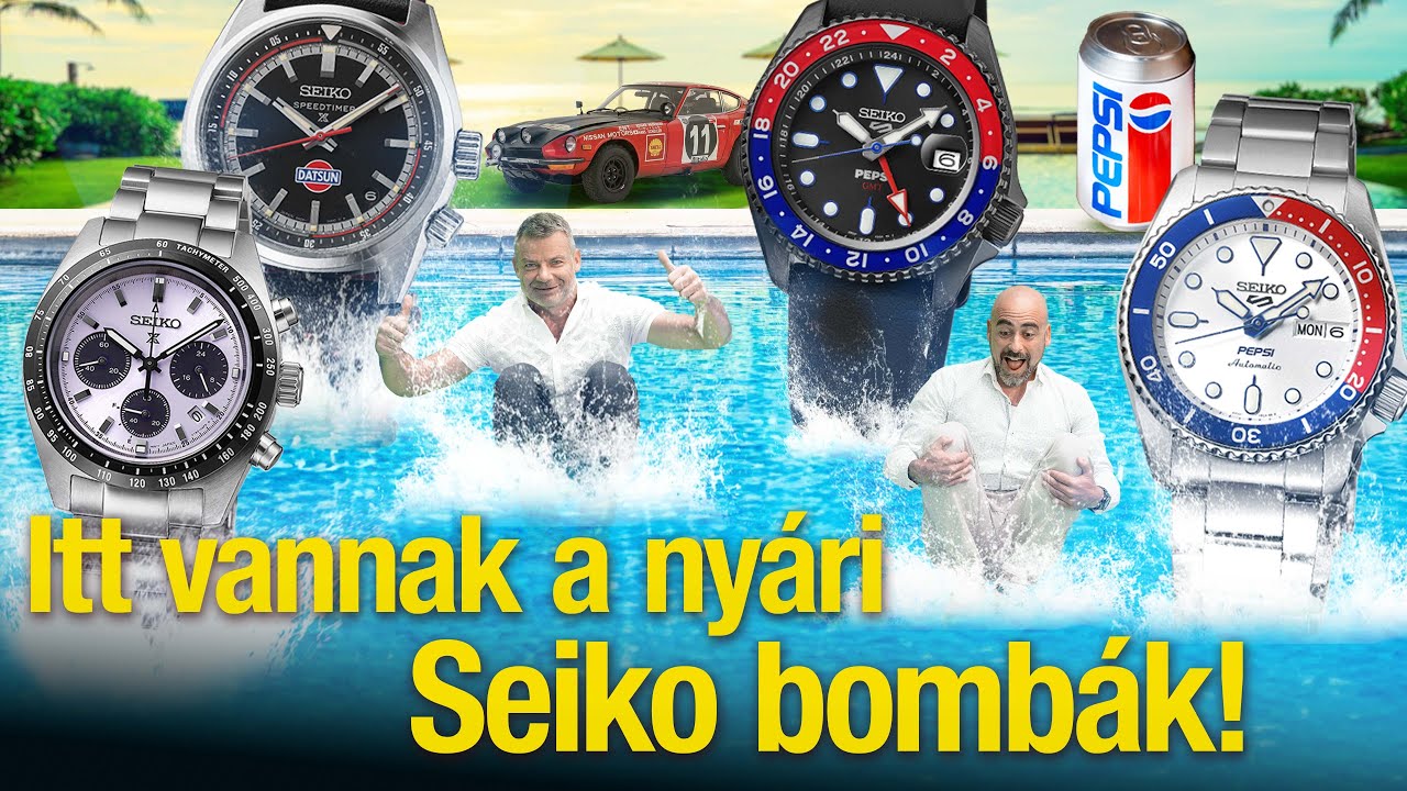 Itt vannak a nyári Seiko bombák! Seiko Boutique TV S06E01