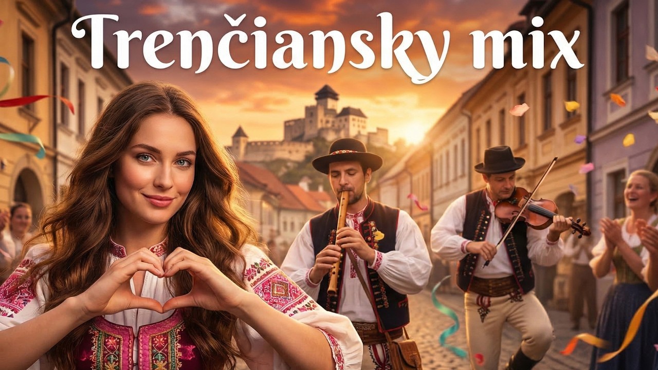 Trenčiansky mix chytľavej muziky 🏰 Srdcovky z Trenčína ❤️ SpievAI Srdcom