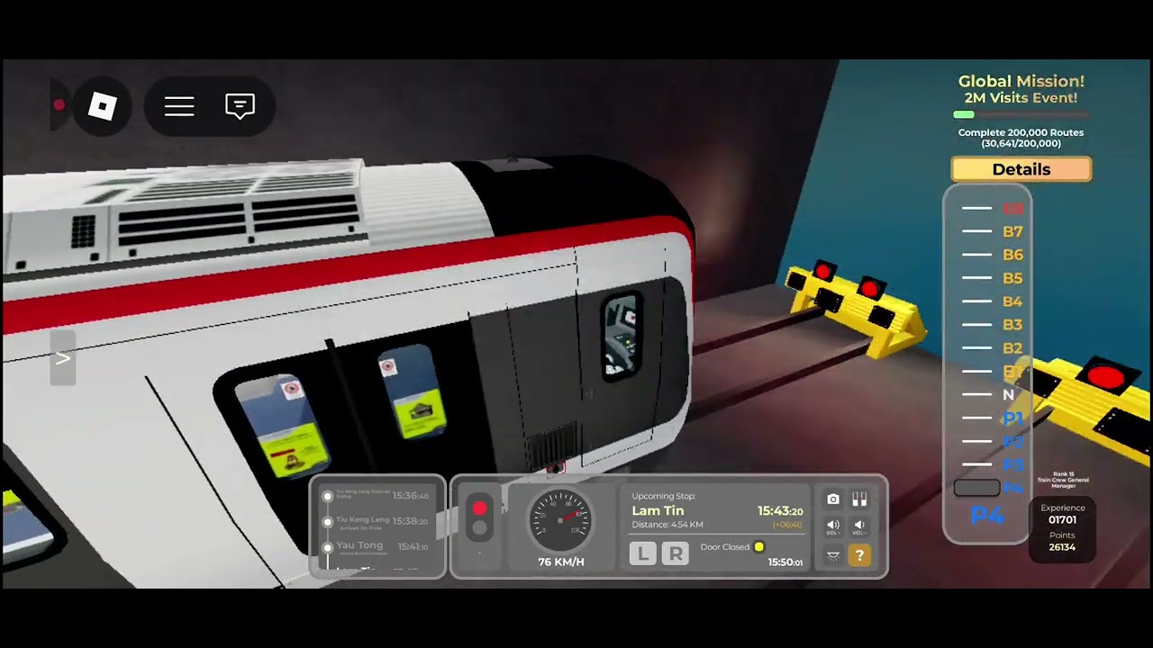 自由駕駛停錯位+開錯門+路線圖+無法到達終點+撞墻+錯廣播+逆行+入錯月台+無得停站+車長可在列車移動時站立+架車開左門先煞車BUG(正片4：13）