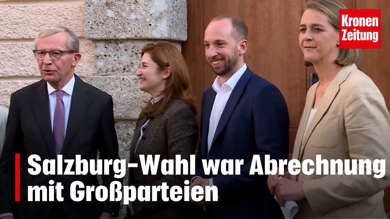 SIEG DER EXTREME: Salzburg-Wahl war Abrechnung mit Großparteien | krone.tv NEWS
