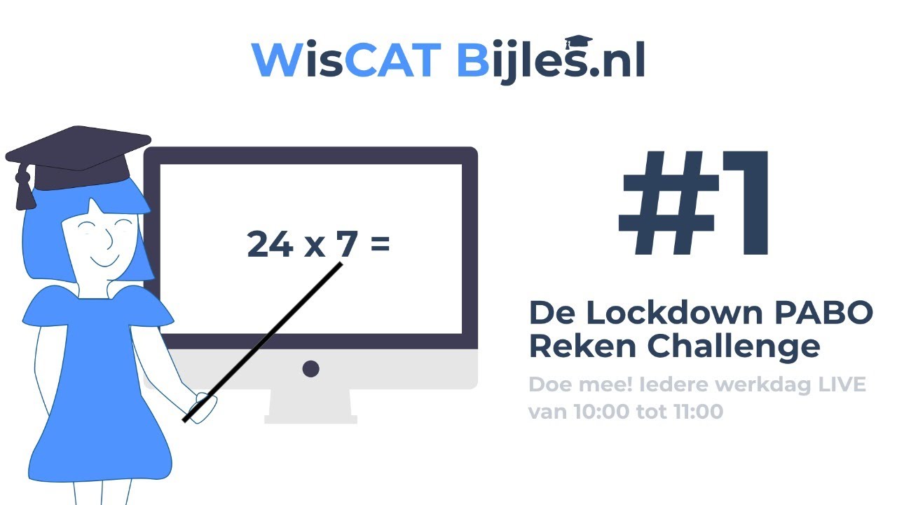 Livestream #1: PABO Lockdown Reken Challenge (De Basics)