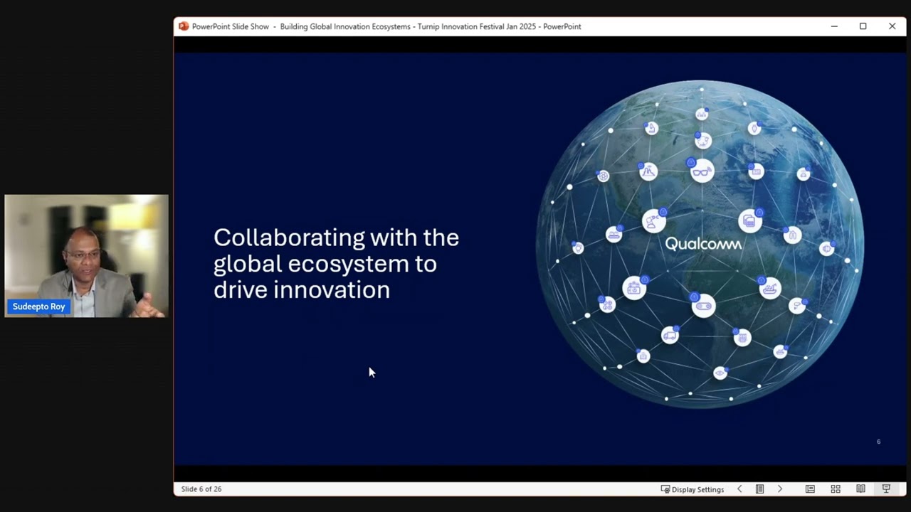 #TIF2025 Sudeepto Roy shares how Qualcomm is building Global Innovation Ecosystems