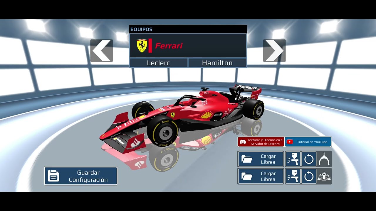 FX Racer - Configuración de equipos y pilotos