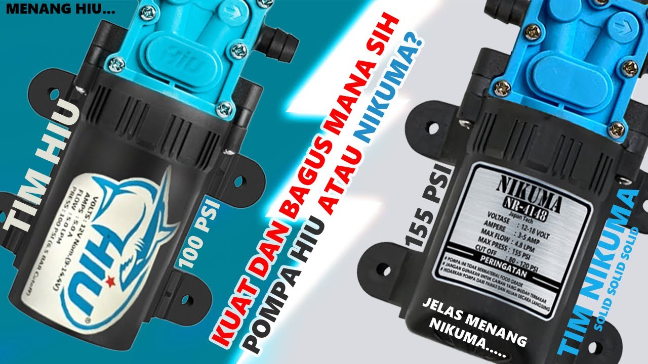 POMPA SEPUH HIU VS NIKUMA NR4148 SANG ANAK BARU Mana Lebih Kuat?