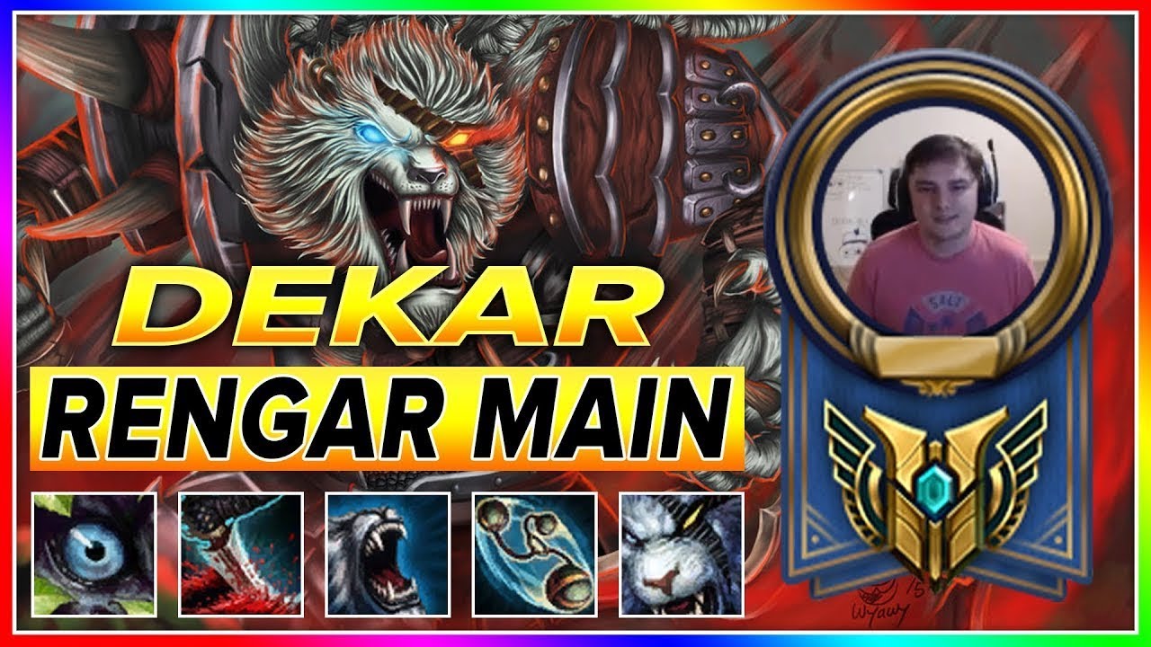 Dekar Rengar Montage - NA Rengar Main|| Master LOL