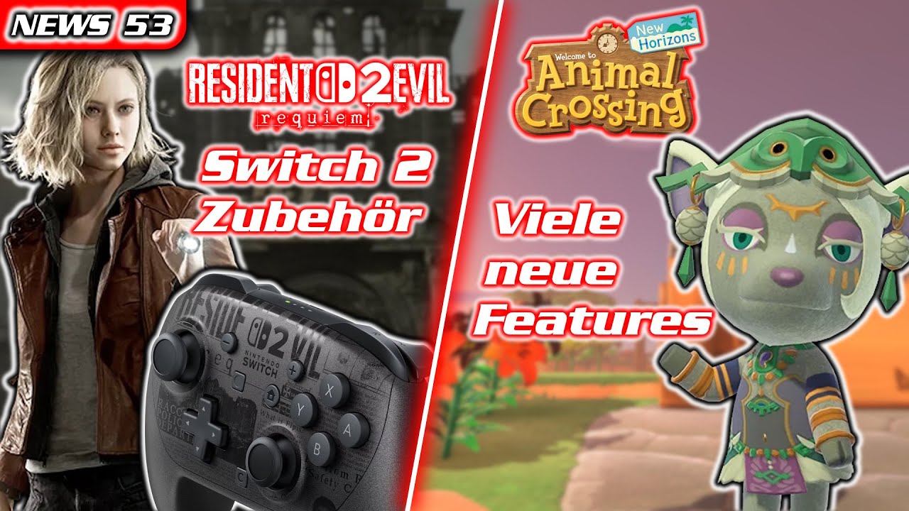 Erster Pro Controller mit exklusivem Design | Animal Crossing lebt weiter | Nintendo News 53