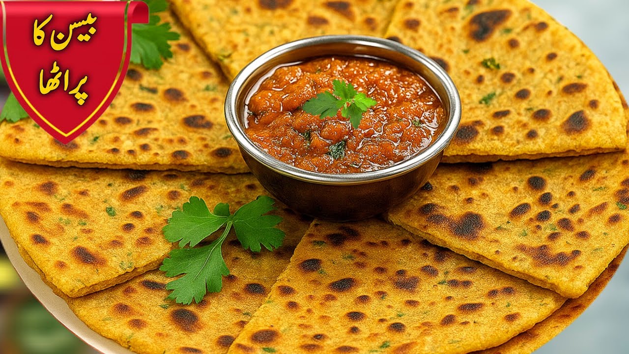 Besan ka paratha by desi dastarkhwan | healthy breakfast & best for weight loss