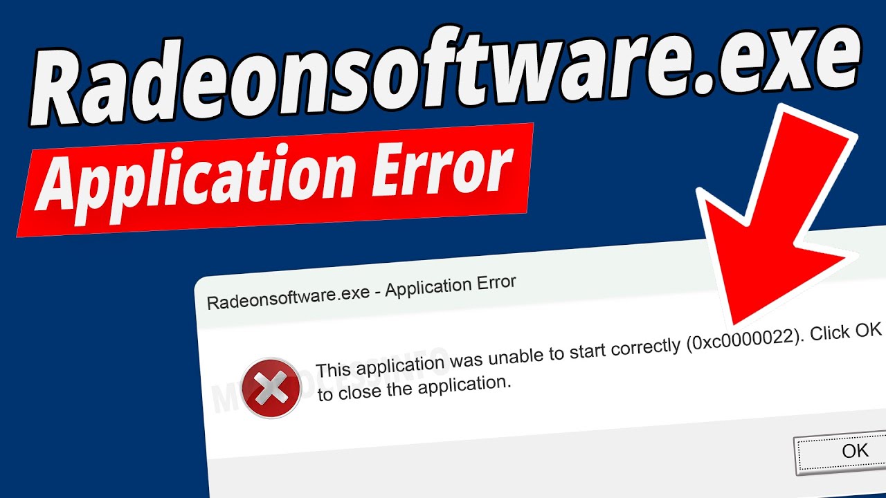 [SOLVED] How to Fix Radeonsoftware.exe Application Error?